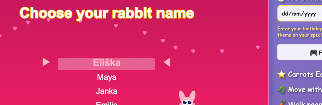 Rabbit Garden game